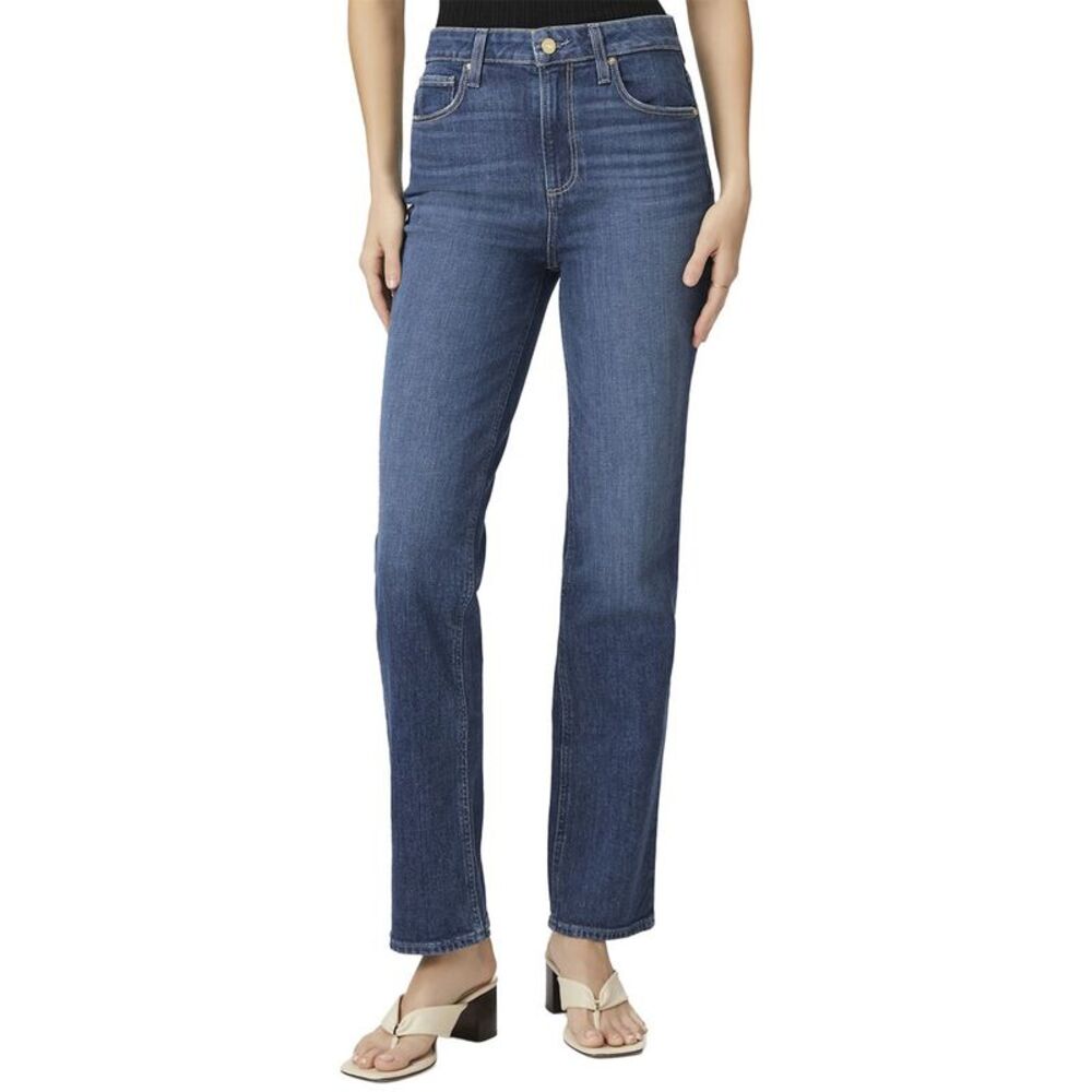 Paige Womens  Stella Saint Tropez Super High Rise Straight Leg Jean